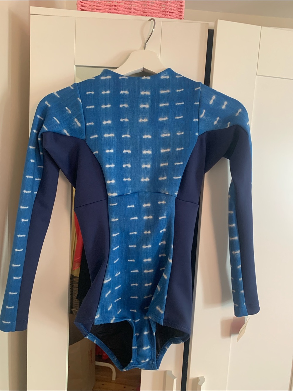 NWOT Seea Noa One-Piece Surf Suit in shibori blue